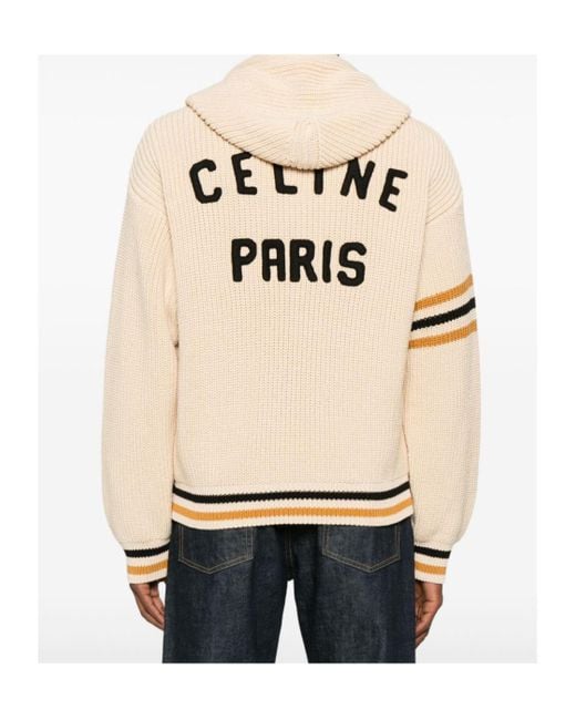 Céline Natural Long-Sleeved Sweater for men