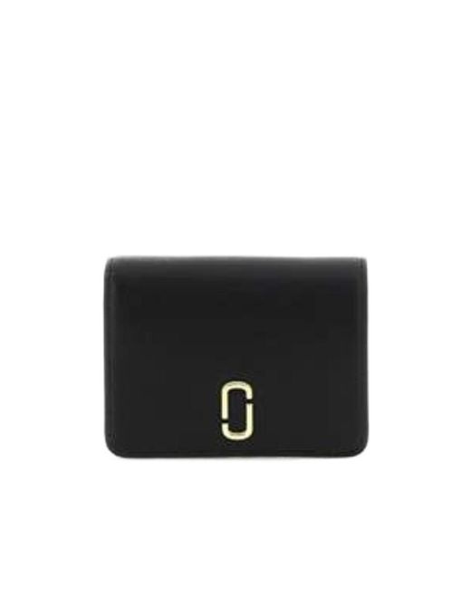 Marc Jacobs Black The J Marc Mini Compact Wallet