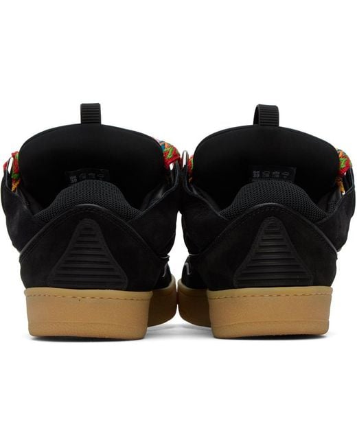 Lanvin Black Curb Low-Top Sneakers for men