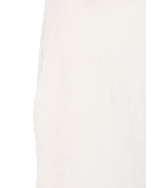 Max Mara White Studio Pelota Drawstring Trousers