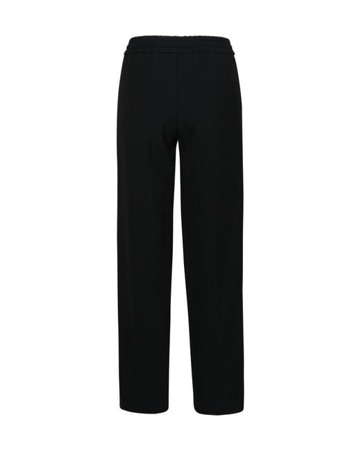 A.P.C. Black Wide-Leg Trousers