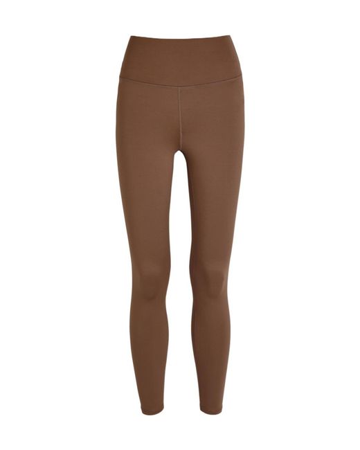 Varley Brown Assure 25 Stretch-Jersey Leggings
