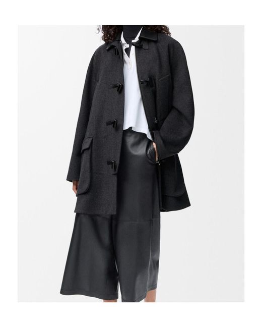 Loewe Blue Manteau En Laine Et Cachemire