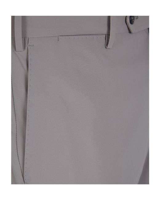 PT01 Gray Chino Trousers for men