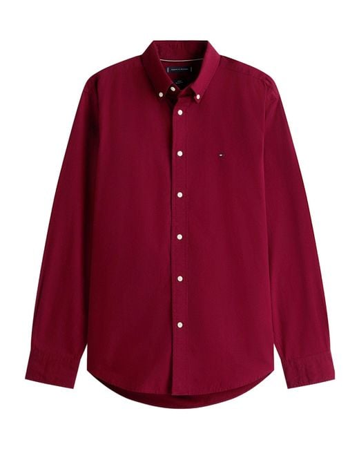 Tommy Hilfiger Red Comfortable Classicfit Shirt for men