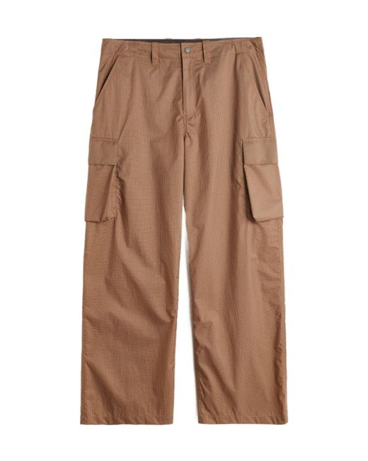 Our Legacy Brown Mount Ripstop Cargo Trousers for men