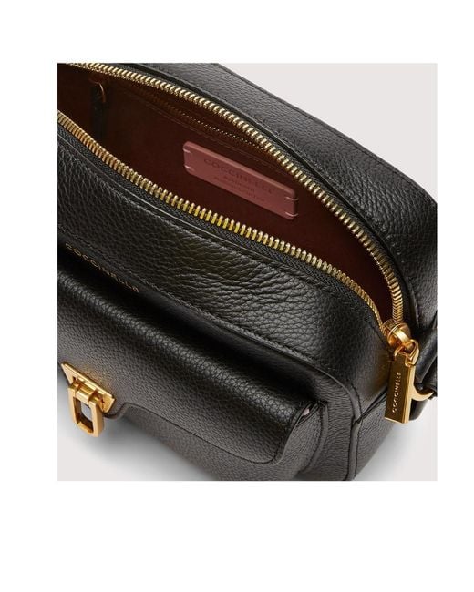 Coccinelle Black Beat Soft Small Crossbody Bag