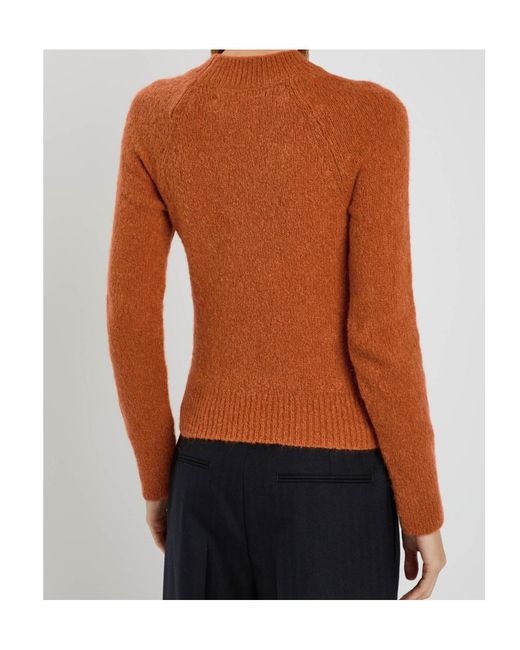 Dries Van Noten Brown Alpaca Wool Blend Sweater