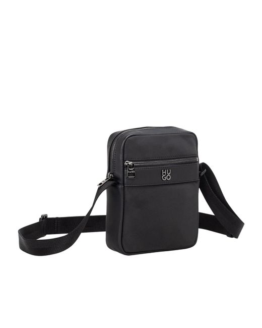 Boss Black Solidcolor Shoulder Bag for men