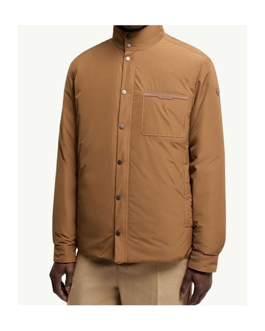 Moncler Brown Yndale Short Down Jacket for men