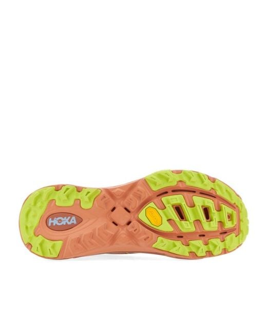 Hoka One One Orange Mafate Speed 2 Lace-Up Sneakers for men