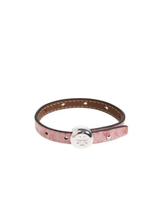Tory Burch Brown Leather Bracelet