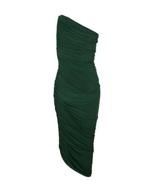 Norma Kamali Green Nk Diana Gown Ld61