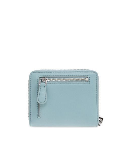 Marc Jacobs Blue The Everyday Slim Compact Wallet