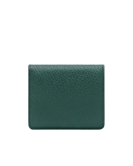 Maison Margiela Green Four Stitches Wallet