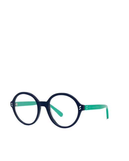 Stella McCartney White Eyewear Round Frame Glasses