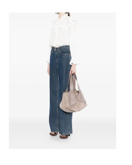 Chloé Gray Balloon Handbag