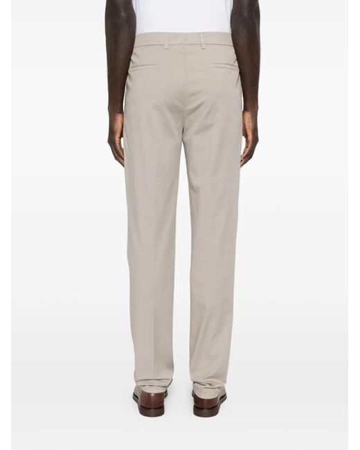 Brunello Cucinelli Gray Pleated Trousers for men