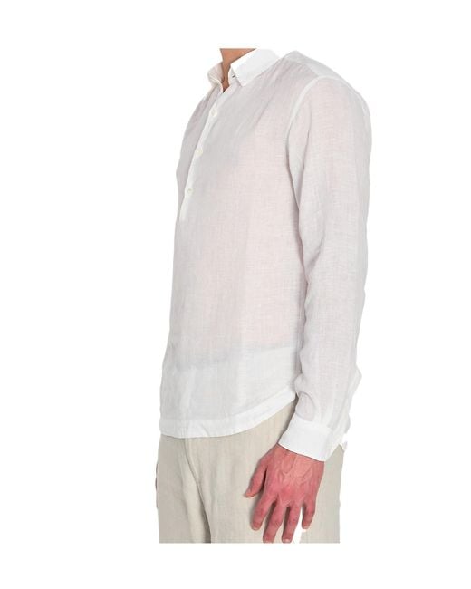 Barena White Pavans Buttoned Shirt for men