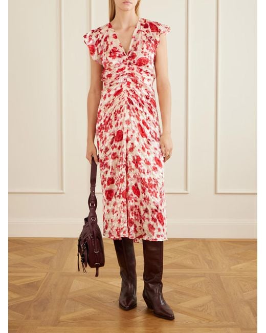 Isabel Marant Red Lyndsay Dress