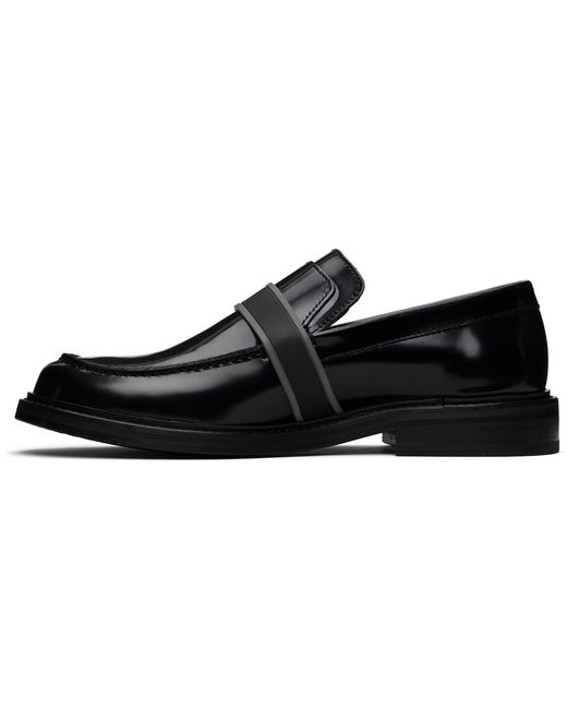 Moschino Black College Loafers for men