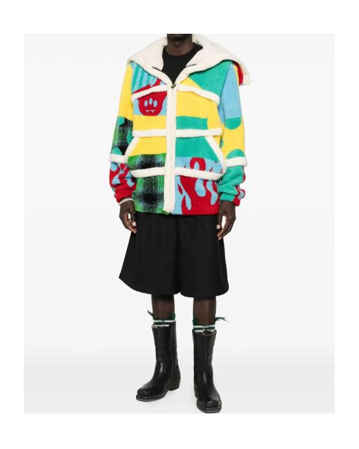 Barrow Green Colorful Fleece Casual Jacket for men