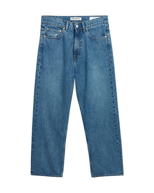 Our Legacy Blue Multi-Pocket Jeans for men