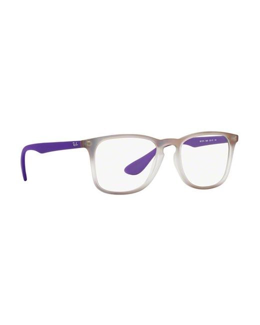 Ray-Ban White Metal Acetate Occhiali Da Vista for men