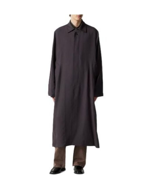Our Legacy Purple Cape-Style Coat for men