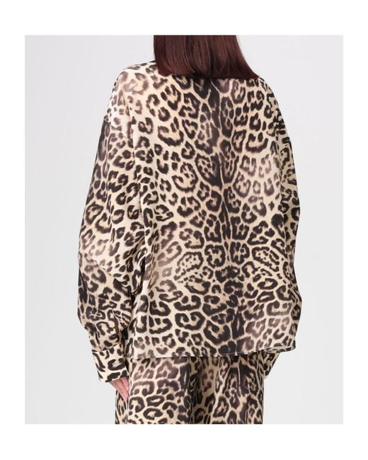 Ermanno Scervino Multicolor Leopard-Print Shirt