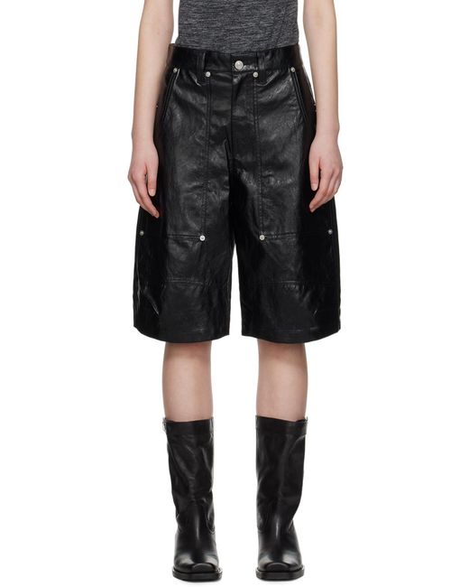 Isabel Marant Black Azilia Shorts