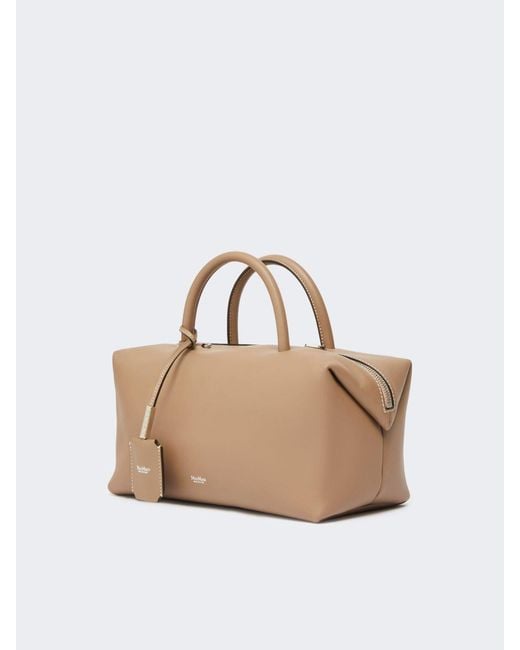 Max Mara Brown Zippered Shoulder Bag