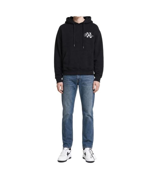 Off-White c/o Virgil Abloh Black Long-Sleeve Sweatshirt for men