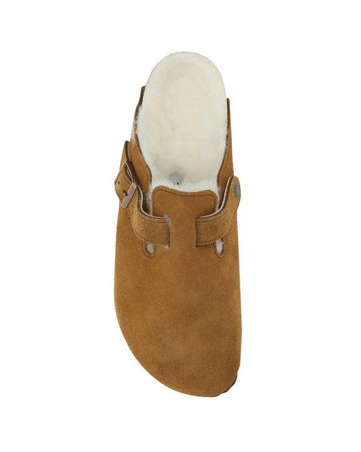 Birkenstock Brown Muller Shoes With Round Head for men
