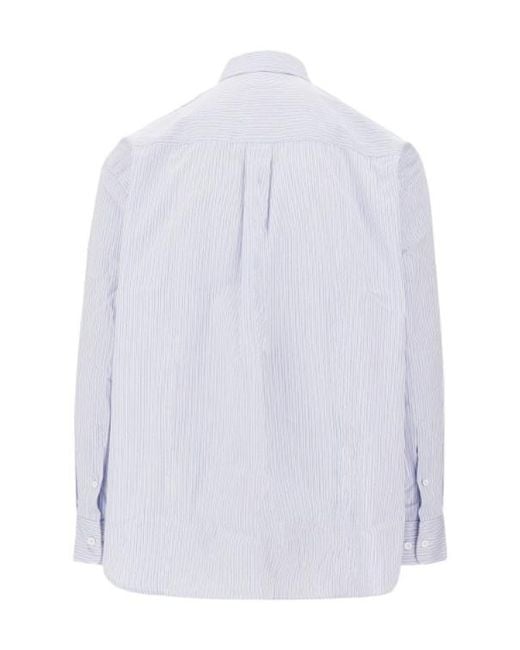 Arte' White Long Sleeve Shirt for men