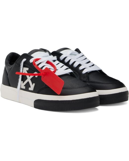 Off-White c/o Virgil Abloh Red New Low Vulcanized Lace-Up Sneakers for men