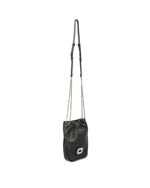 Roger Vivier Black Pilgrim Mini Bag