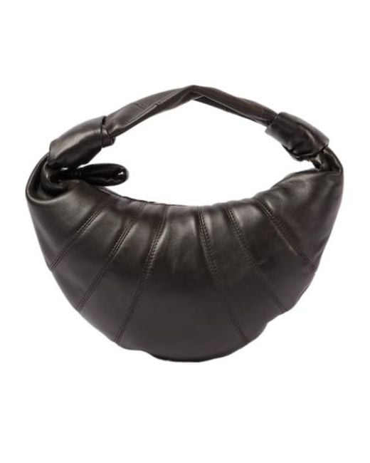 Lemaire Black Fortune Croissant Mini Leather Shoulder Bag
