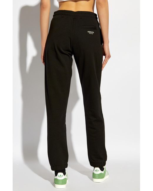 KENZO Black Boke Patch Sweatpants
