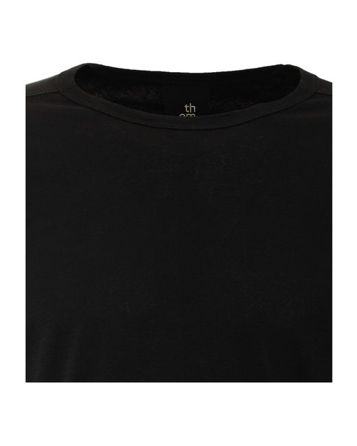 Thom Krom Black Long Sleeve Crewneck Sweater for men