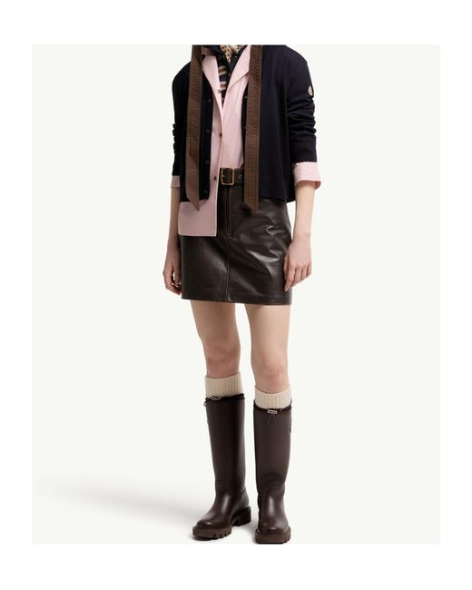 Moncler Blue Wool Cardigan