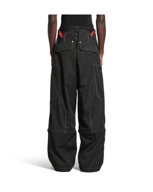Balenciaga Utility Work Pants in Black for Men | Lyst
