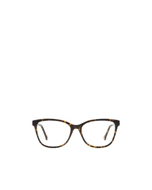 Carolina Herrera White Cat Eye Frame Glasses
