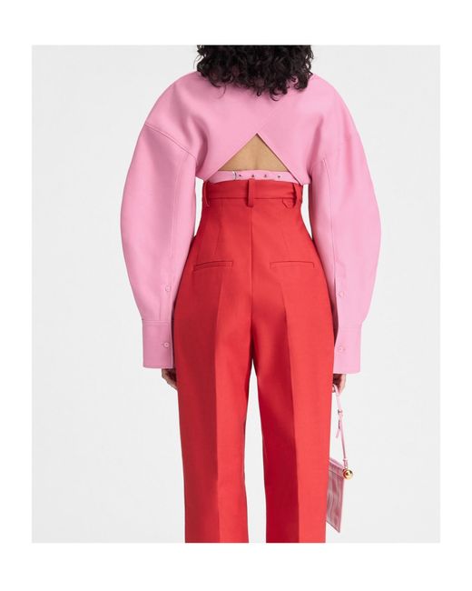 Jacquemus Pink The Casaco Top