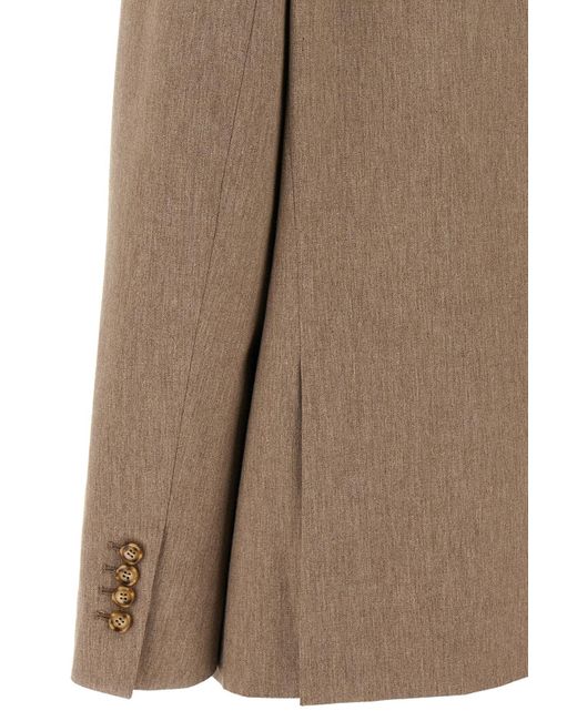 ANDAMANE Brown Pixie Suit Coat
