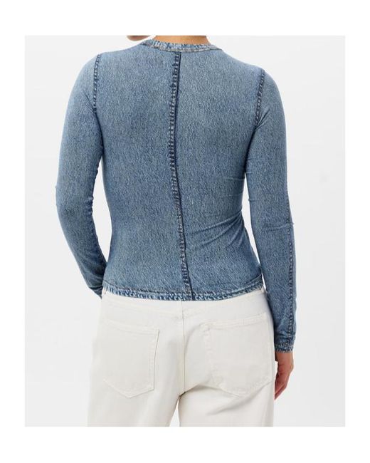 Rag & Bone Blue Long-Sleeve T-Shirt