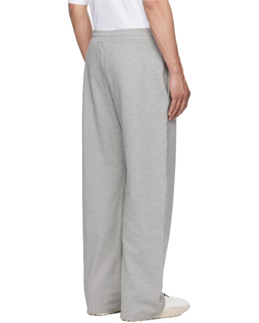 MARINE SERRE White Moon Logo Fleece Sweatpants for men