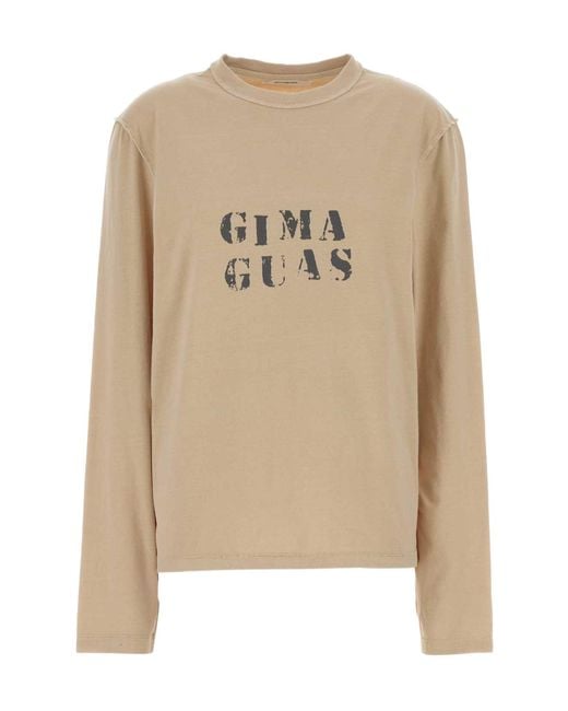 GIMAGUAS Natural Gima Logo Long-Sleeve T-Shirt