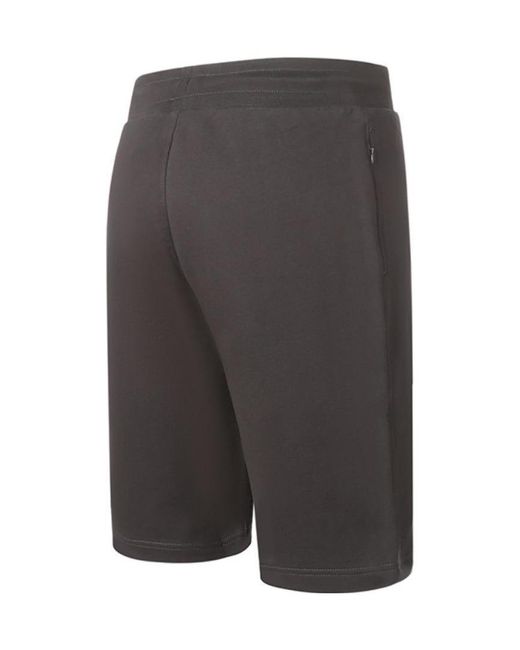 Emporio Armani Gray Logo Shorts for men