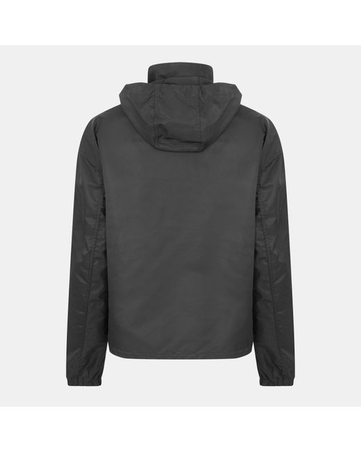 Off-White c/o Virgil Abloh Black Solid Color Windbreaker for men